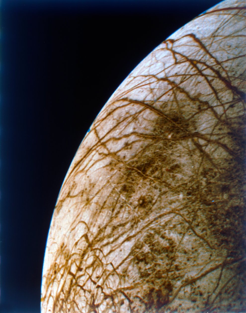 Europa from Voyager 2, 9 July 1979 by NASA Images