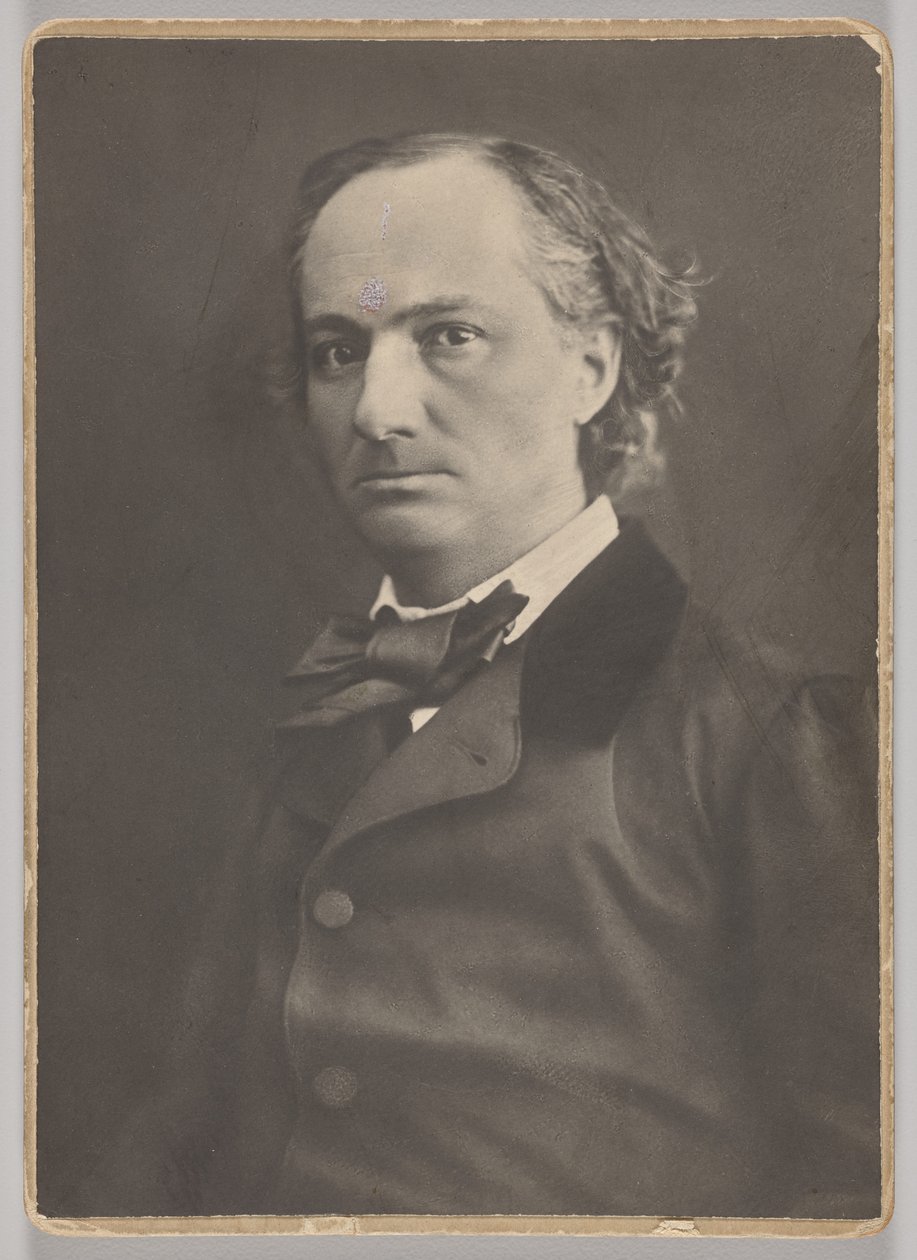 Portrait of Baudelaire by Nadar