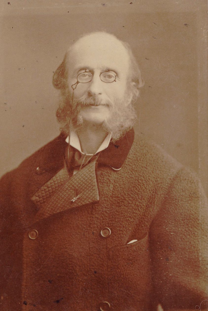 Portrait of Jacques Offenbach by Nadar