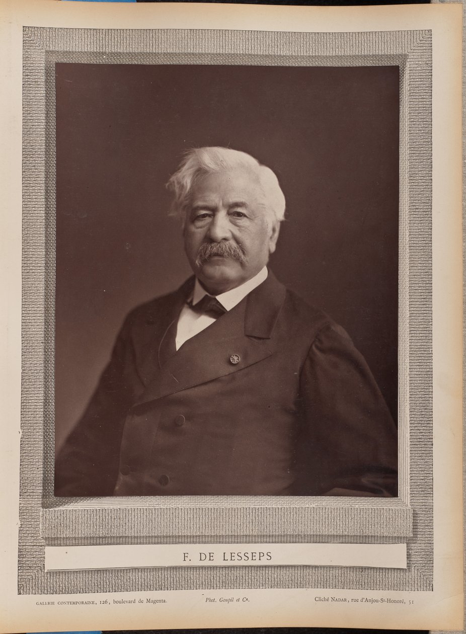 F. de Lesseps by Nadar [Gaspard Félix Tournachon]