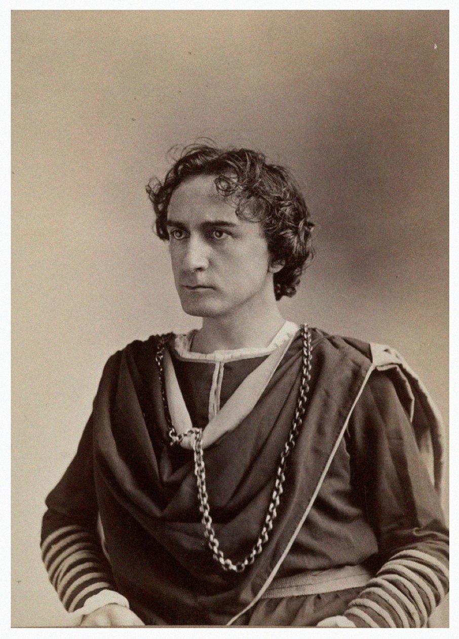Portrait of Edwin Booth as Hamlet by Napoleon Sarony