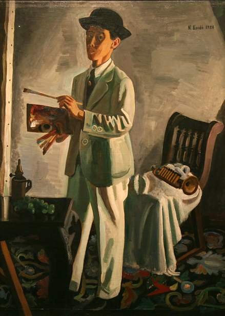 Self-portrait by Narashige Koide