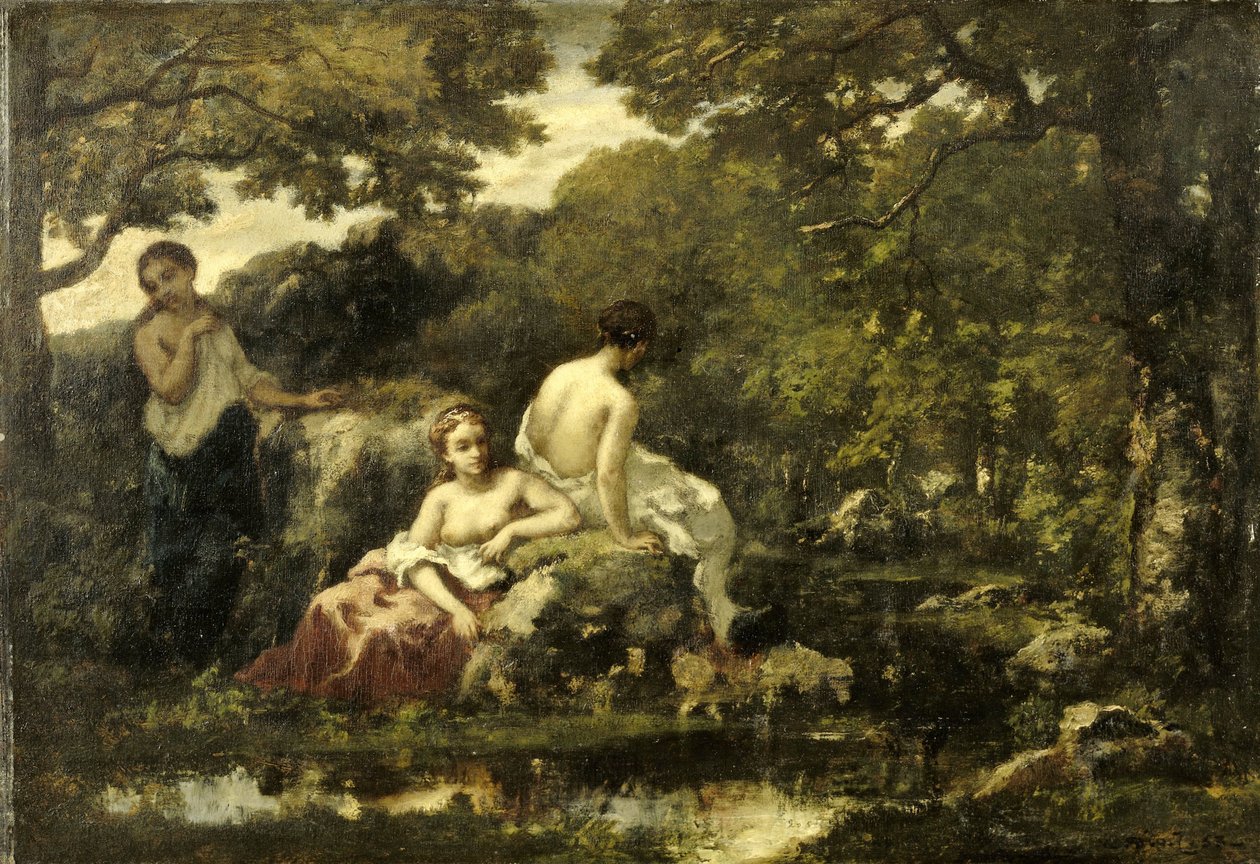 Idyll by Narcisse Virgile Diaz de la Peña