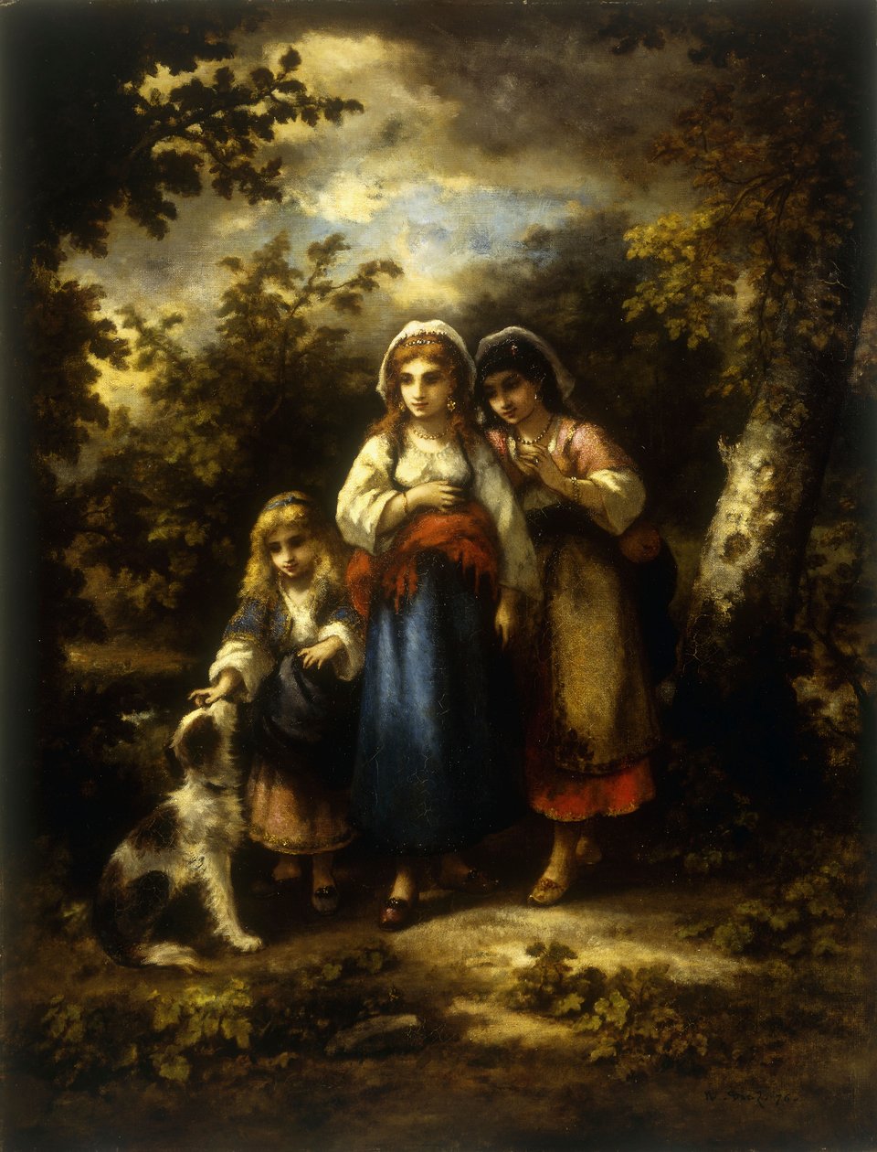 The Ramblers by Narcisse Virgile Diaz de la Peña