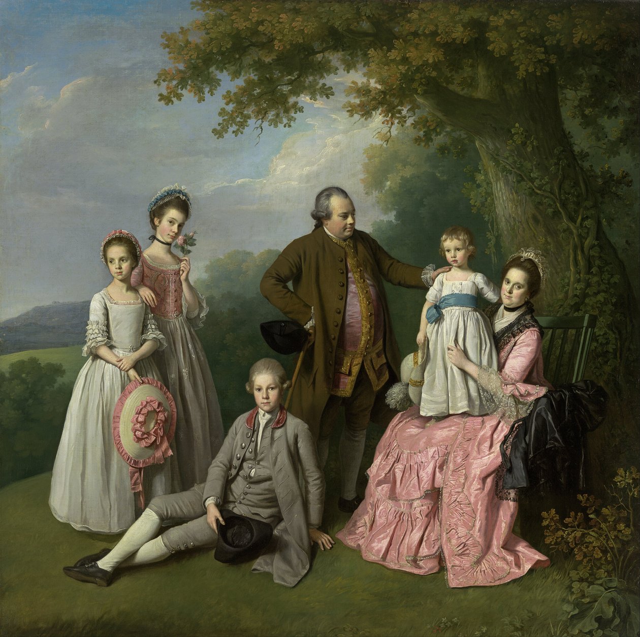 The Pybus Family by Nathaniel Dance Holland