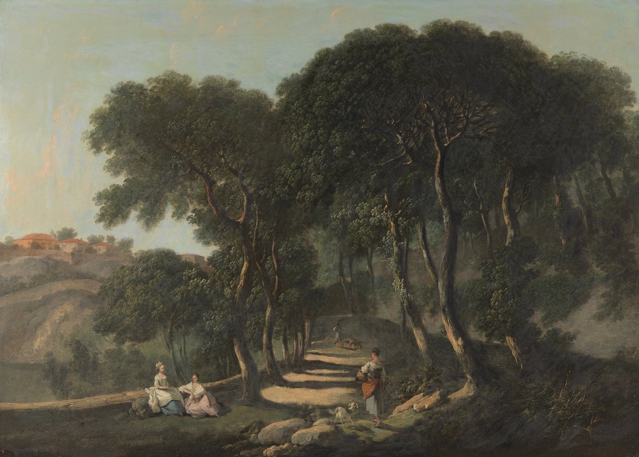 View Near Rome by Nathaniel Dance Holland