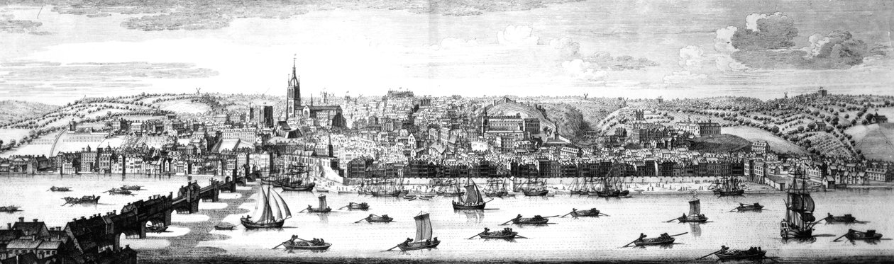 The South-East Prospect of Newcastle Upon Tyne by Nathaniel and Samuel Buck