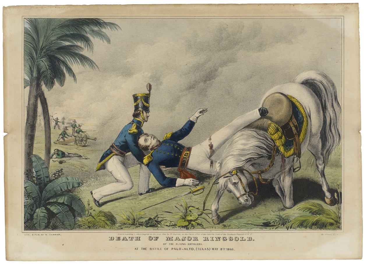 Death of Major Ringgold by Nathaniel Currier