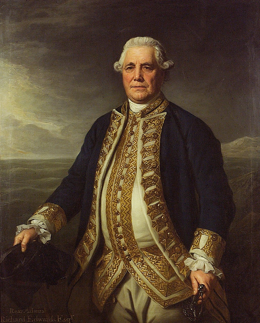 Admiral Richard Edwards (1715-1795) by Nathaniel Dance