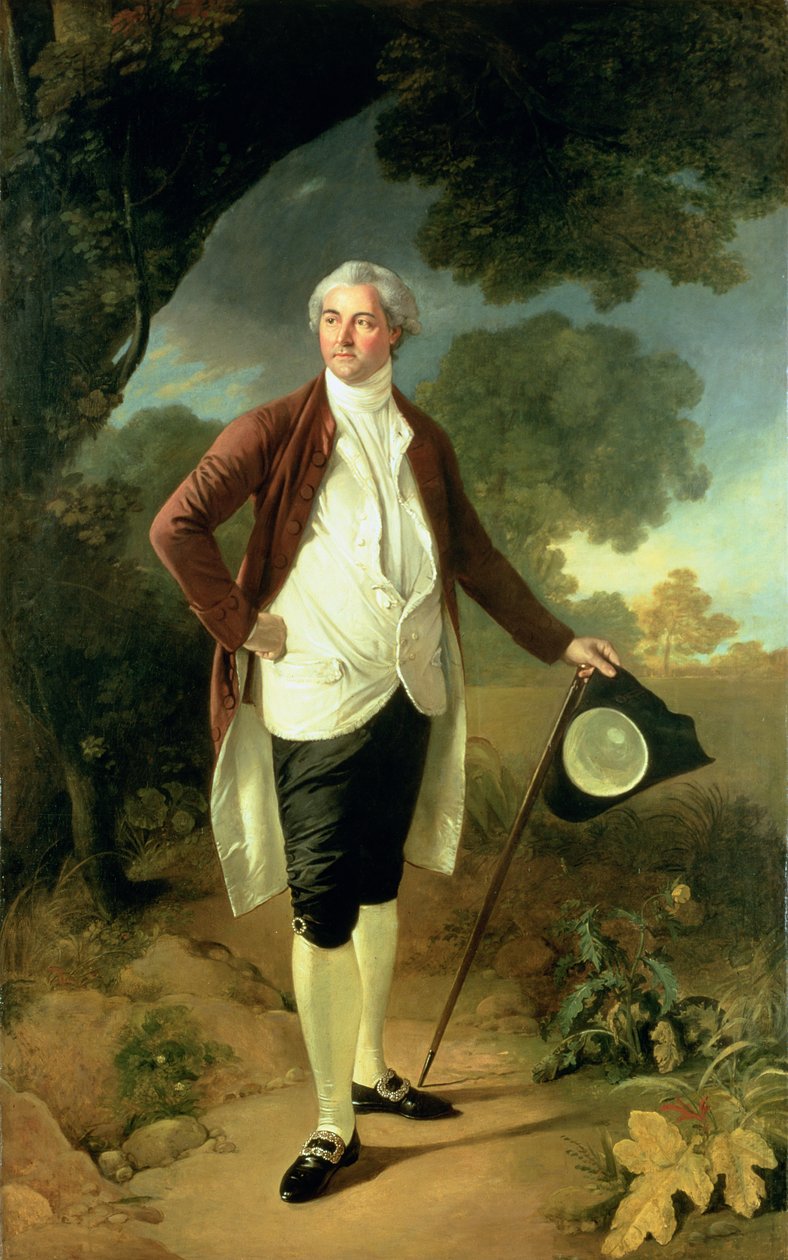 Portrait of David Garrick by Nathaniel Dance Holland