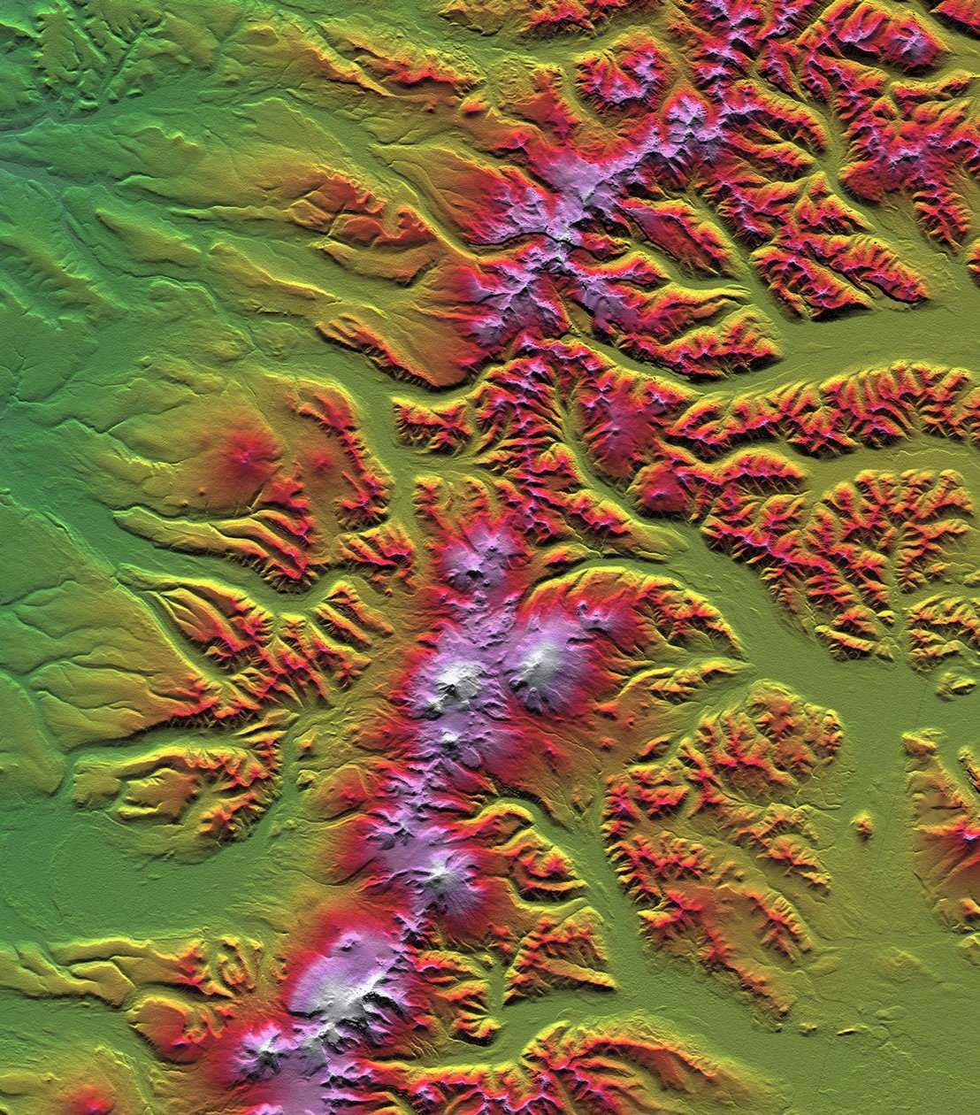 Sredinnyy Khrebet, Kamchatka Peninsula, Russia by National Aeronautics and Space Administration National Aeronautics and Space Administration