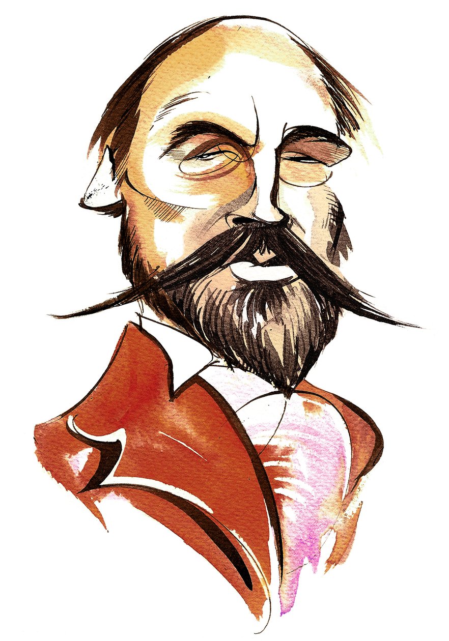 Anatoly Liadov - colour caricature by Neale Osborne