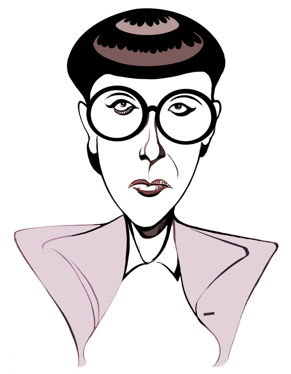 Edith Head (caricature) by Neale Osborne