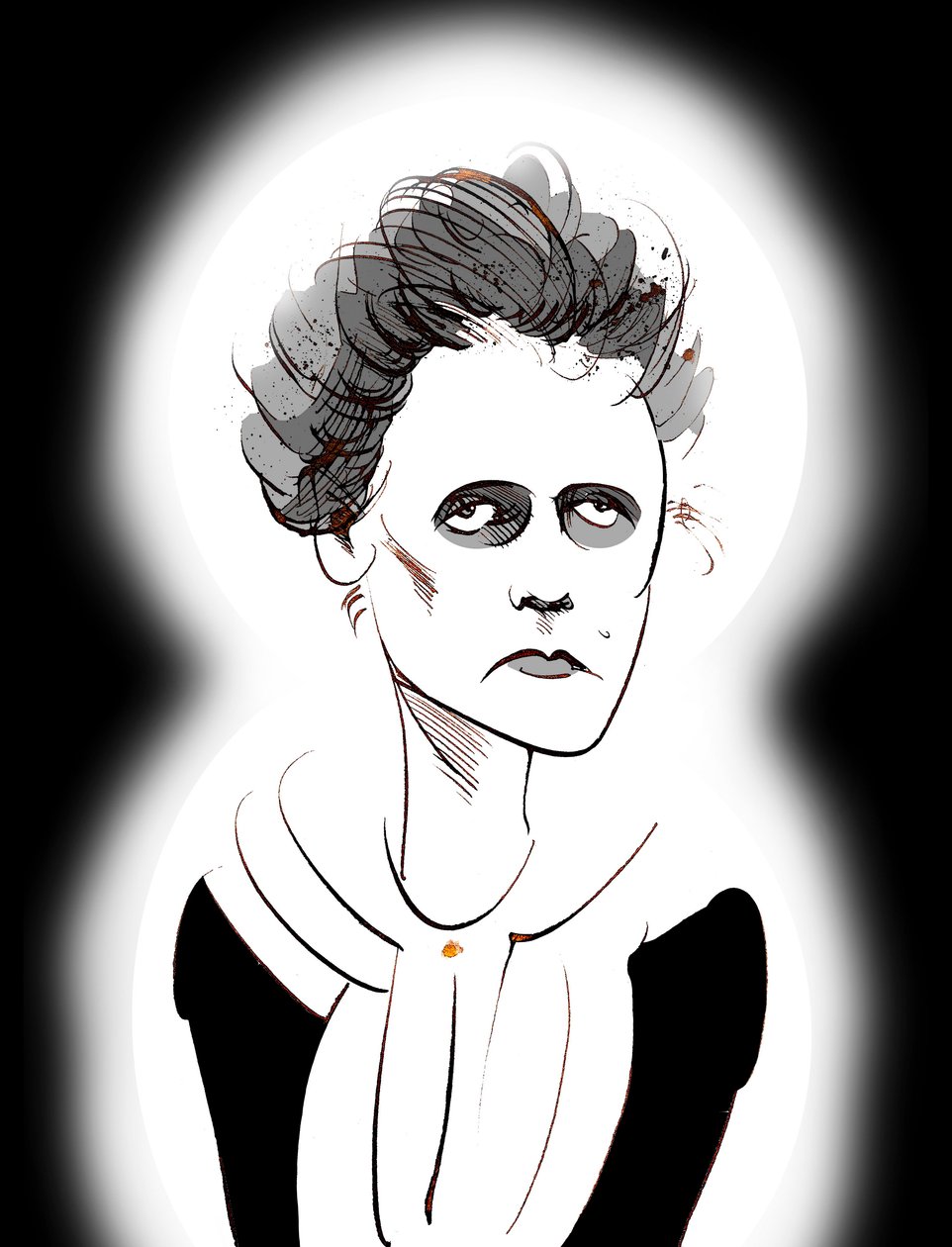 Marie Curie, French Physicist (1867-1934) by Neale Osborne