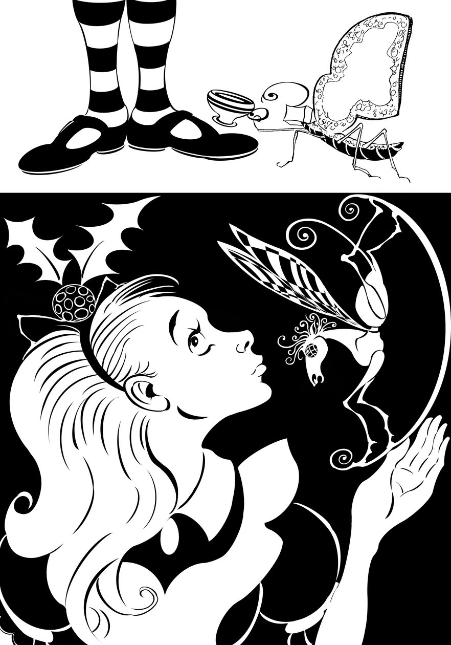Through the Looking Glass by Lewis Carroll by Neale Osborne
