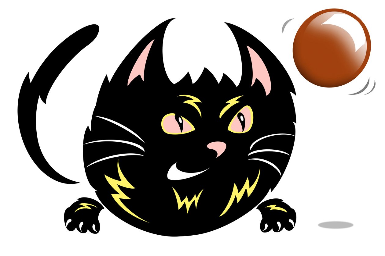 Zap Cat (caricature) by Neale Osborne