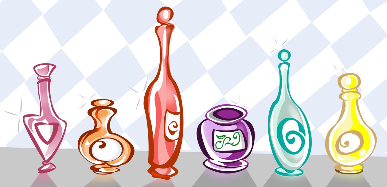 Cosmetic Bottles by Neale Osborne