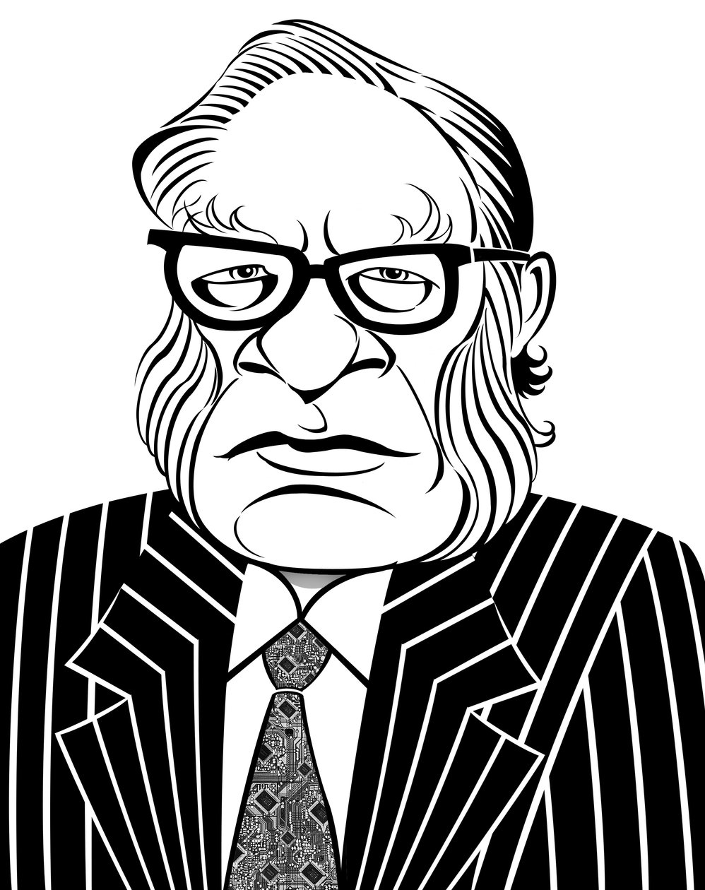 Isaac Asimov by Neale Osborne