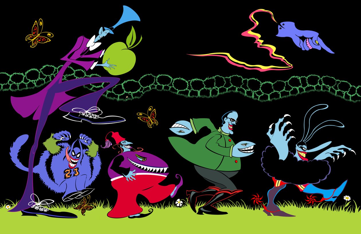 The Blue Meanies, 2023 by Neale Osborne