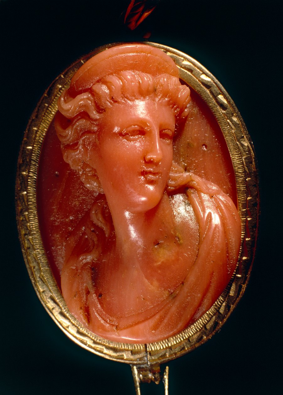 Pendant of Mediterranean Coral by Neapolitan School