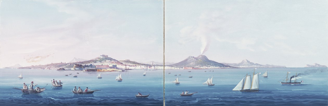 The Bay of Naples by Neapolitan School