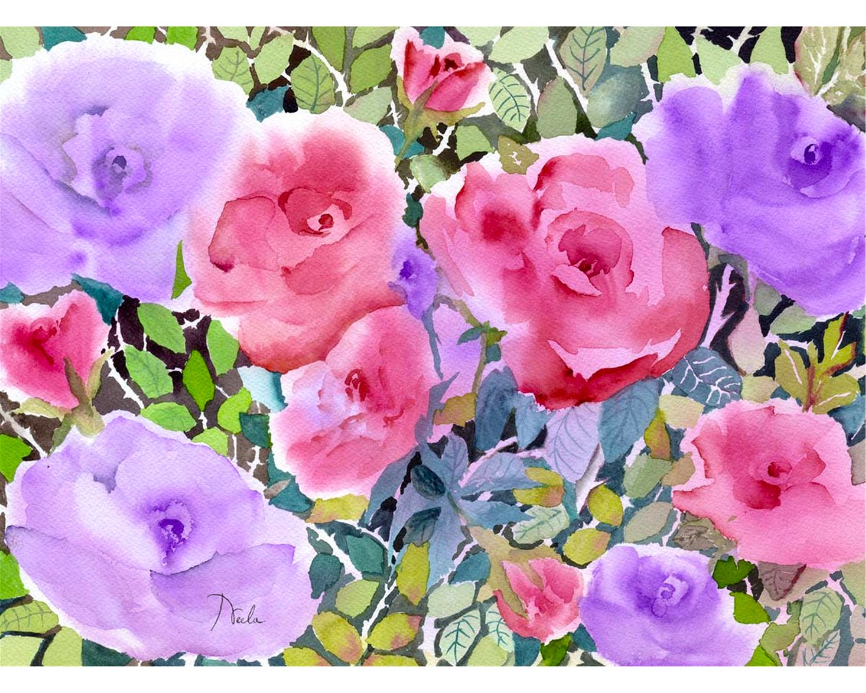 Rose Garden by Neela Pushparaj