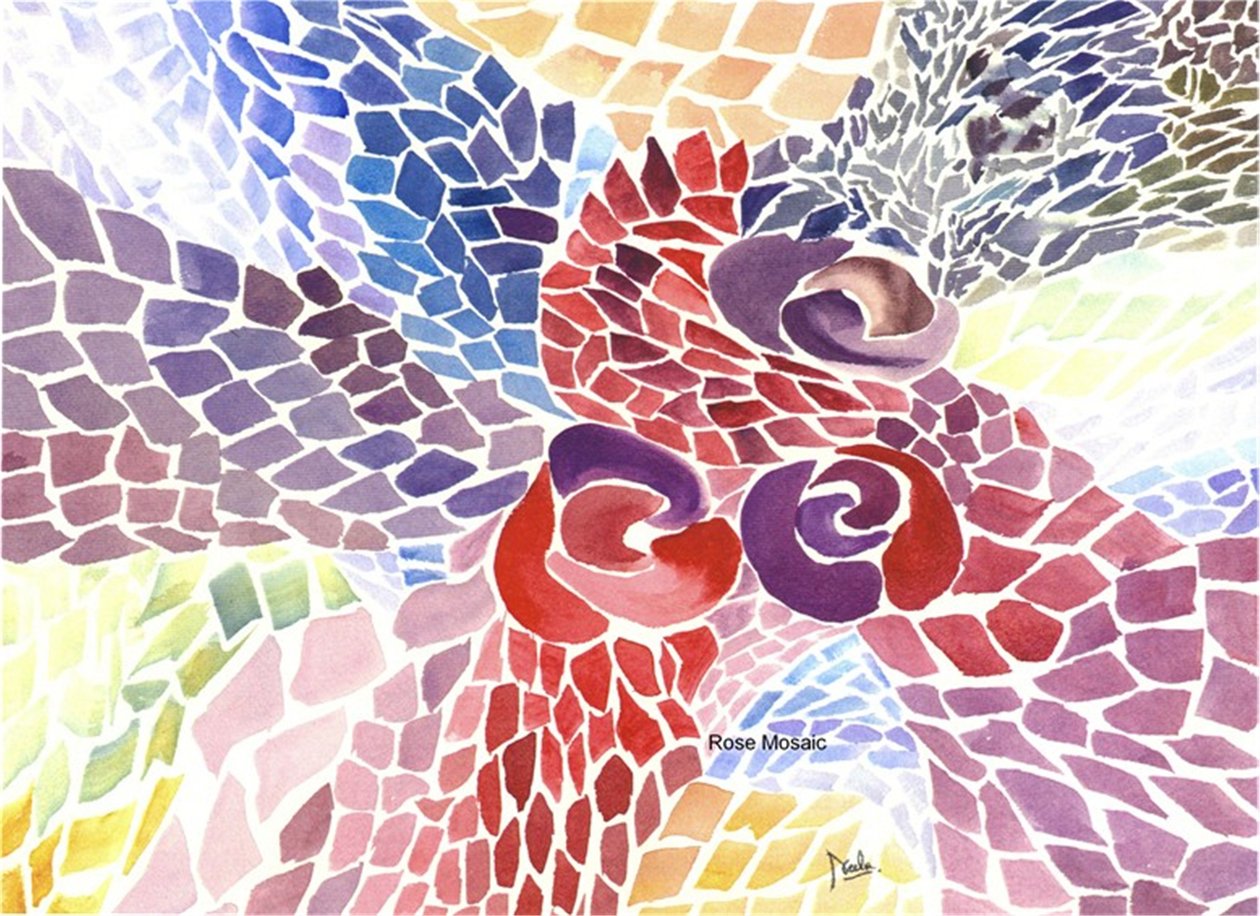 Rose Mosaic by Neela Pushparaj