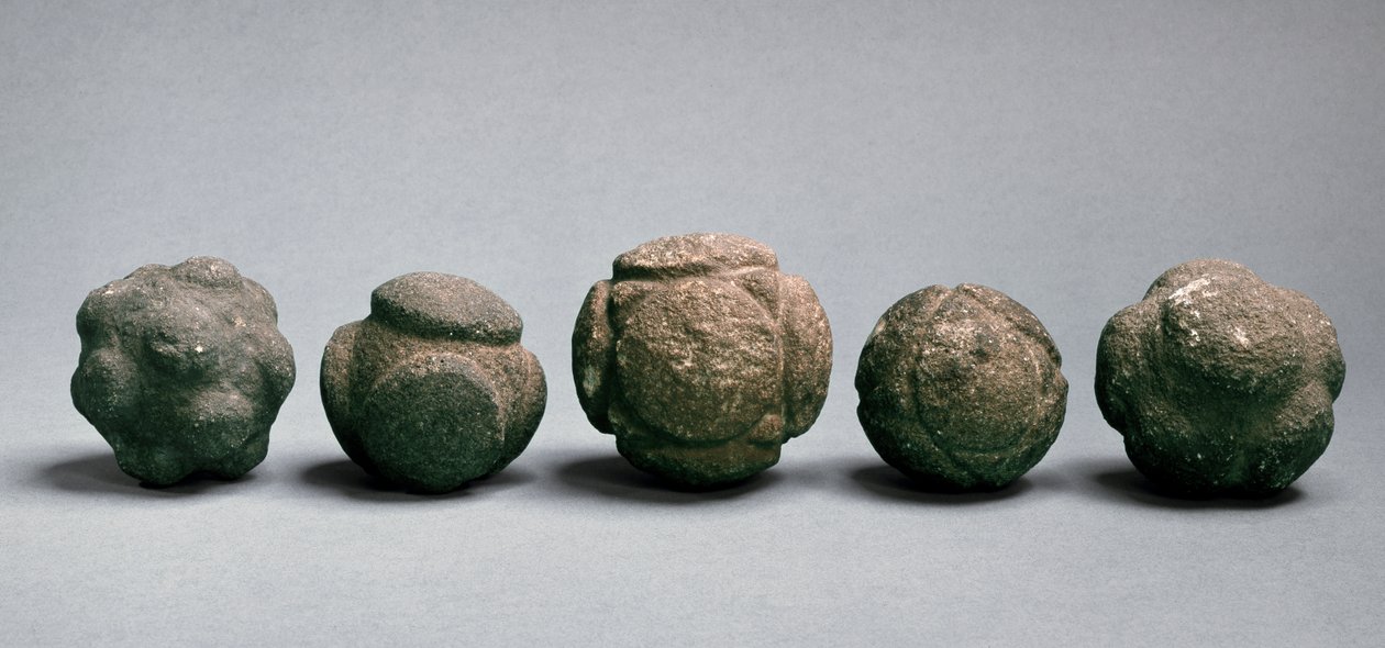 Carved balls, Scotland, late Neolithic, c.3750-2000 BC by Neolithic