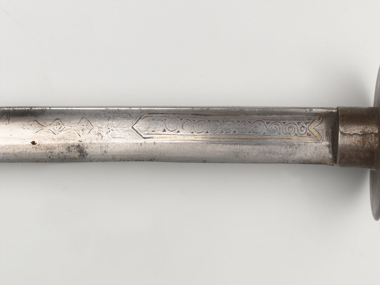 Kora sword and scabbard by Nepalese School