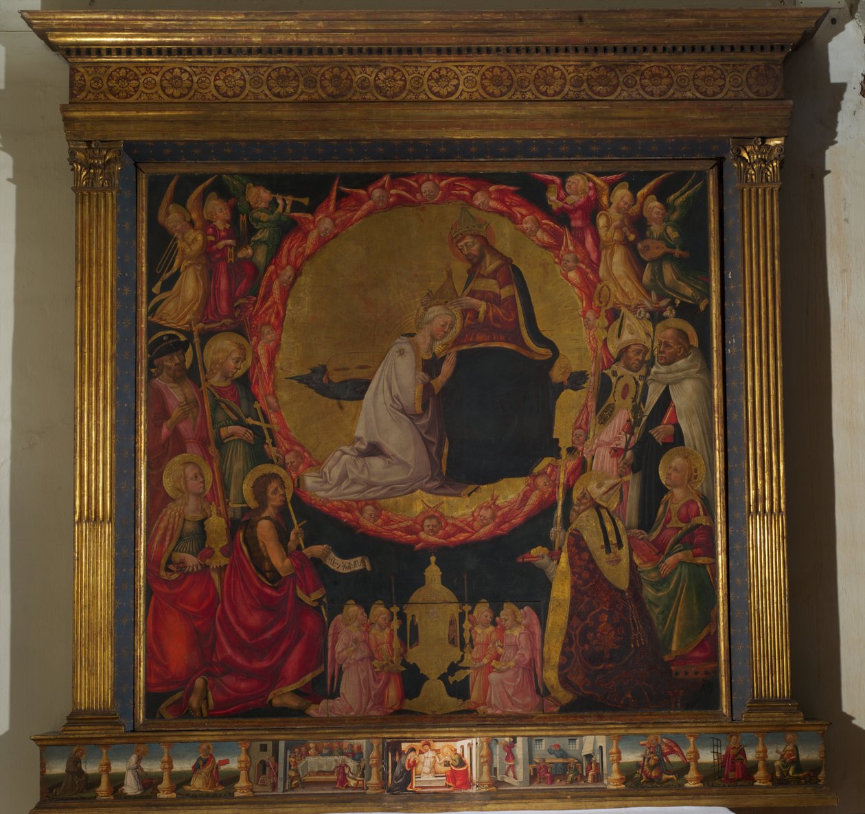 Coronation of the Virgin by Neri di Bicci