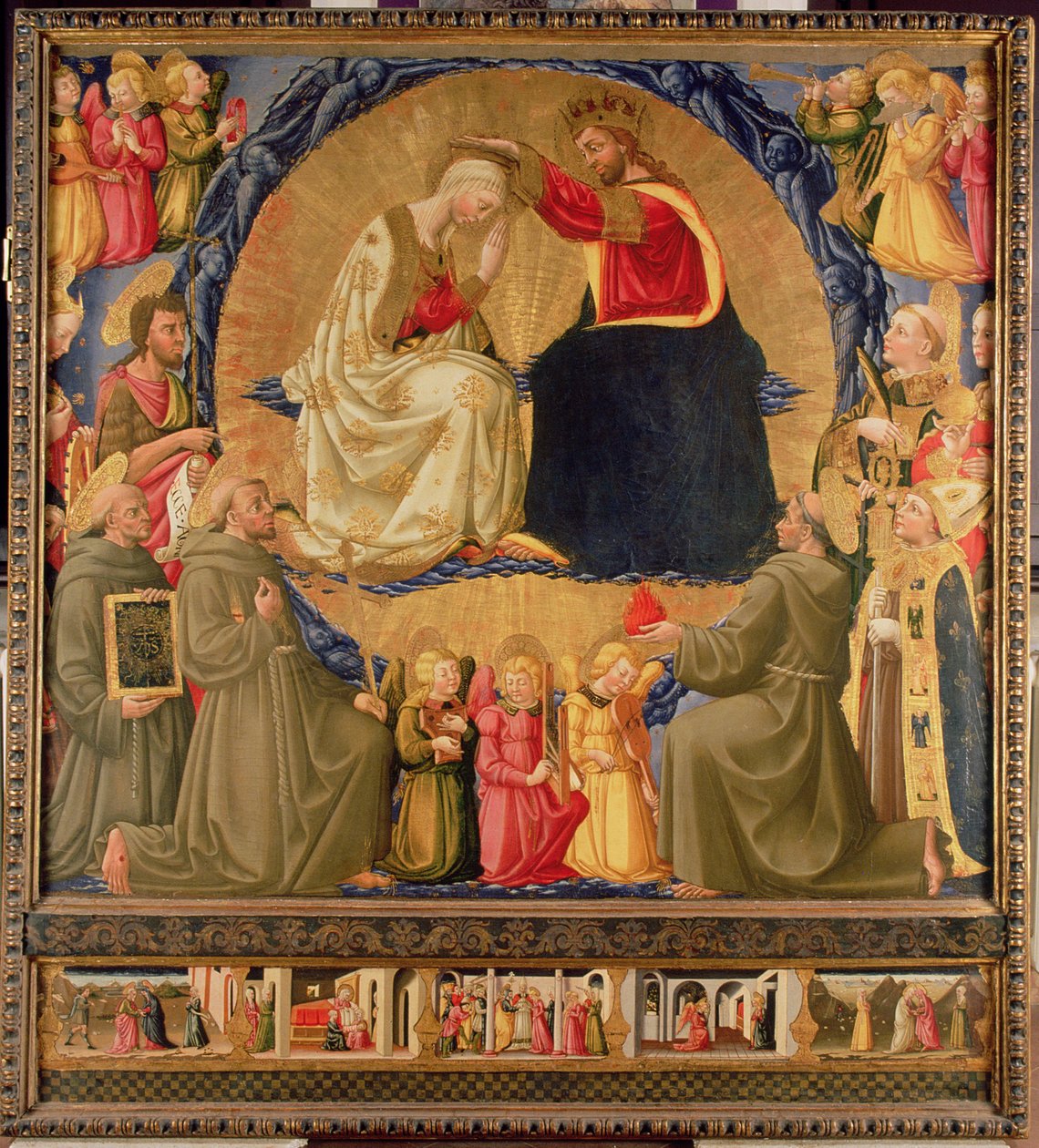 Coronation of the Virgin by Neri di Bicci