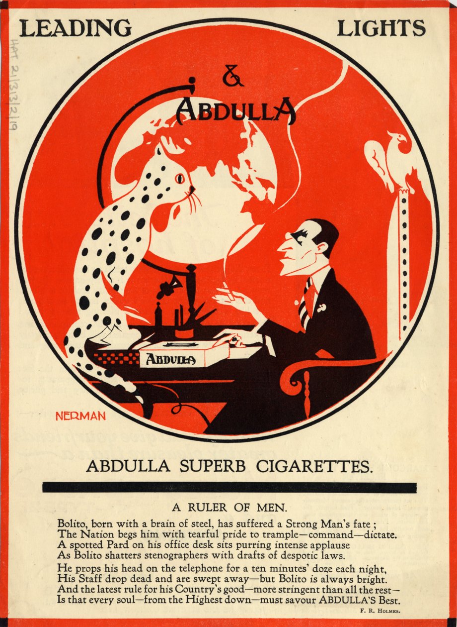 Abdulla Cigarettes by Nerman