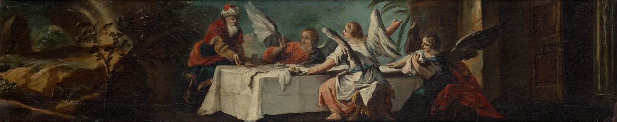 Abraham Entertains the Angels by Leopold Blonder