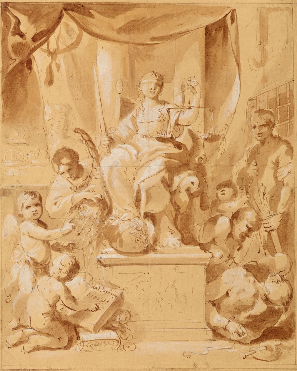 Allegory of Justice by Leopold Blonder