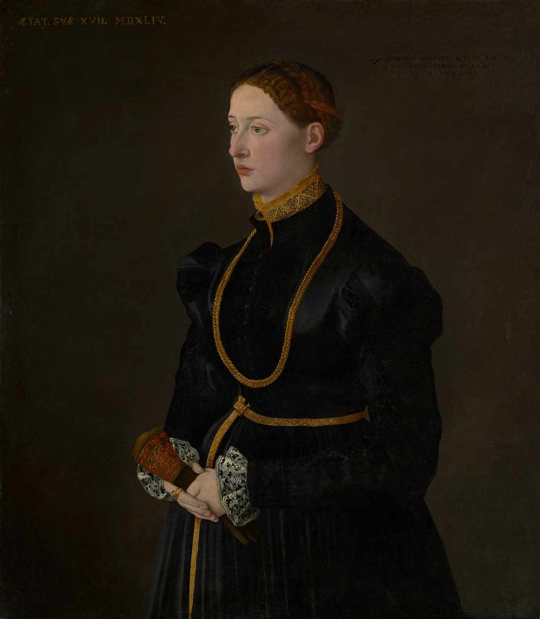 Portrait of Barbara Kressin by Netherlandish School