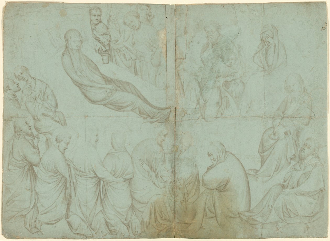 The Death of the Virgin by Netherlandish 14th Century