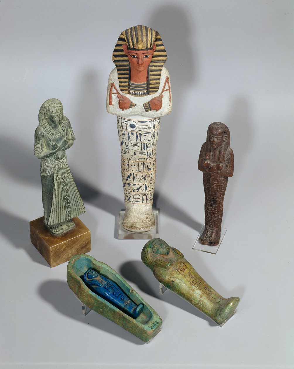 Ushabti figures by New Kingdom Egyptian