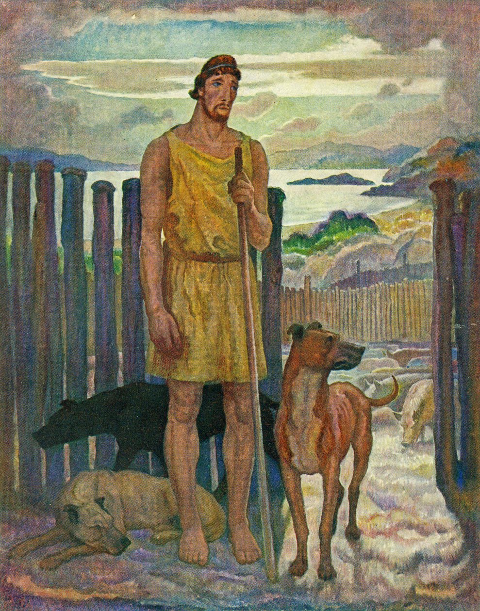 Eumaeus, the Swineherd by Newell Convers Wyeth