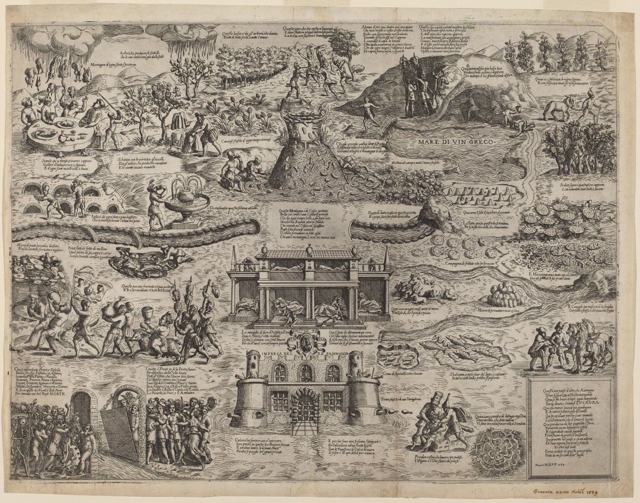 The Land of Cockaigne by Niccolò Nelli