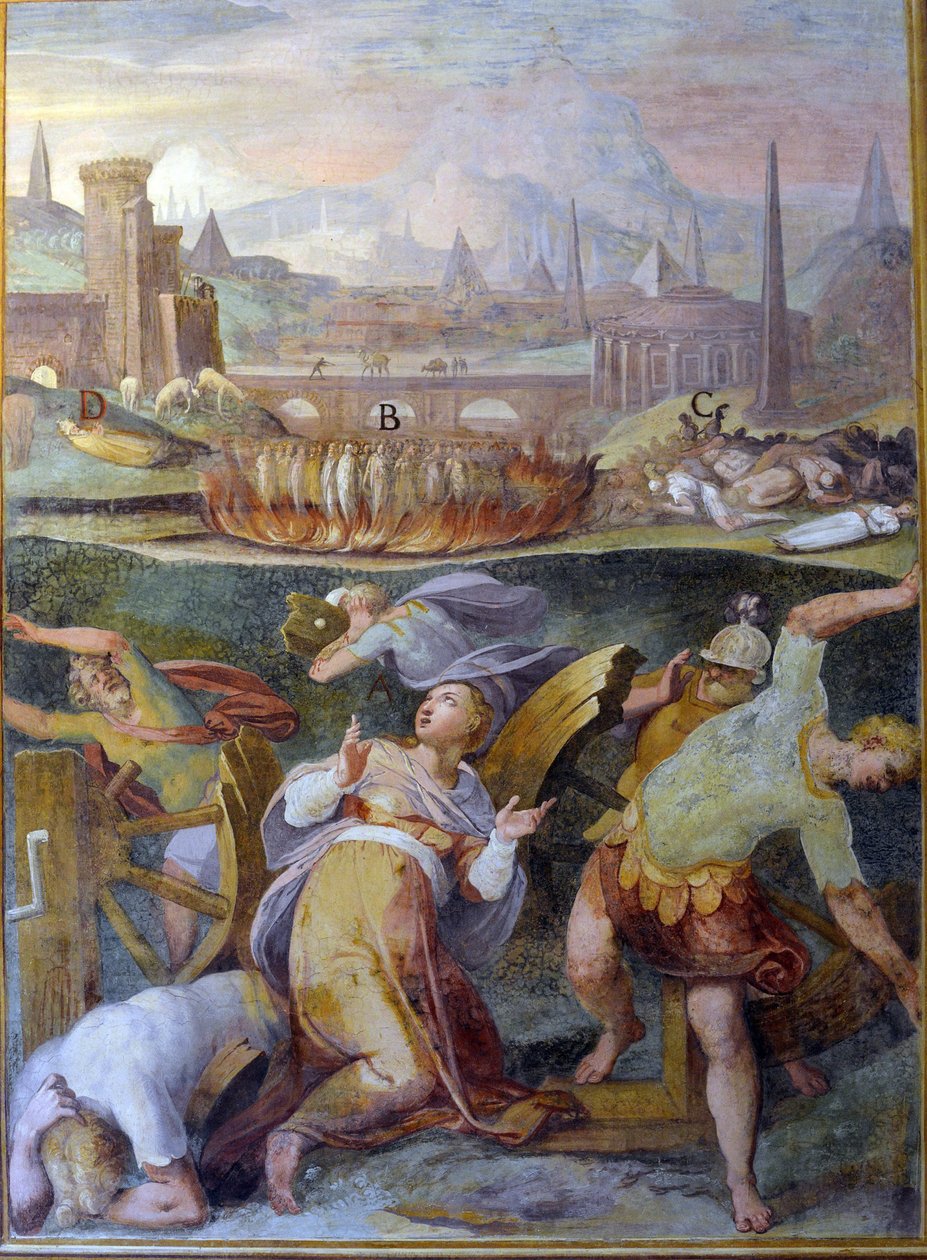 Martyr of the first Christians by Niccolo called Pomarancio Circignani