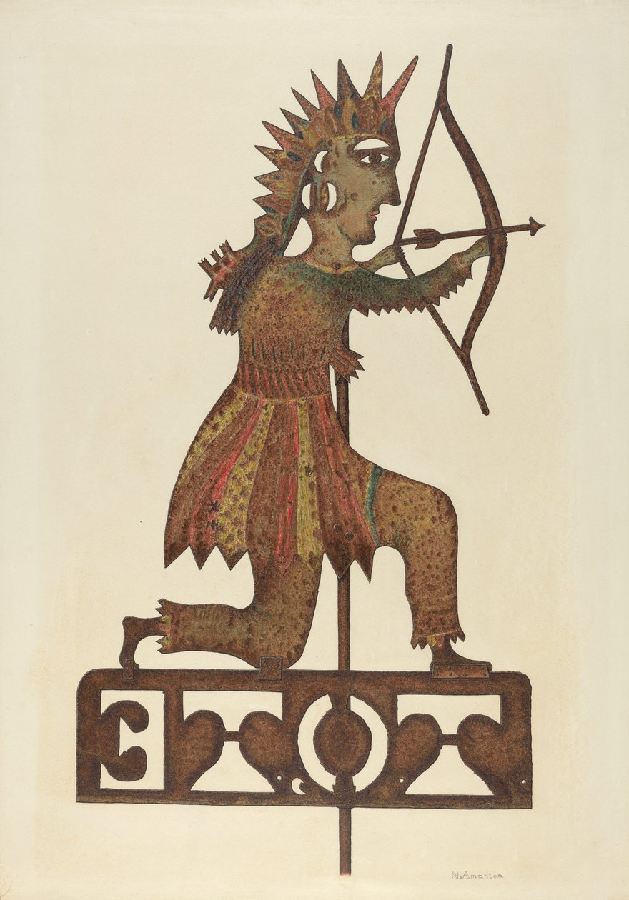 Indian Weather Vane by Nicholas Amantea
