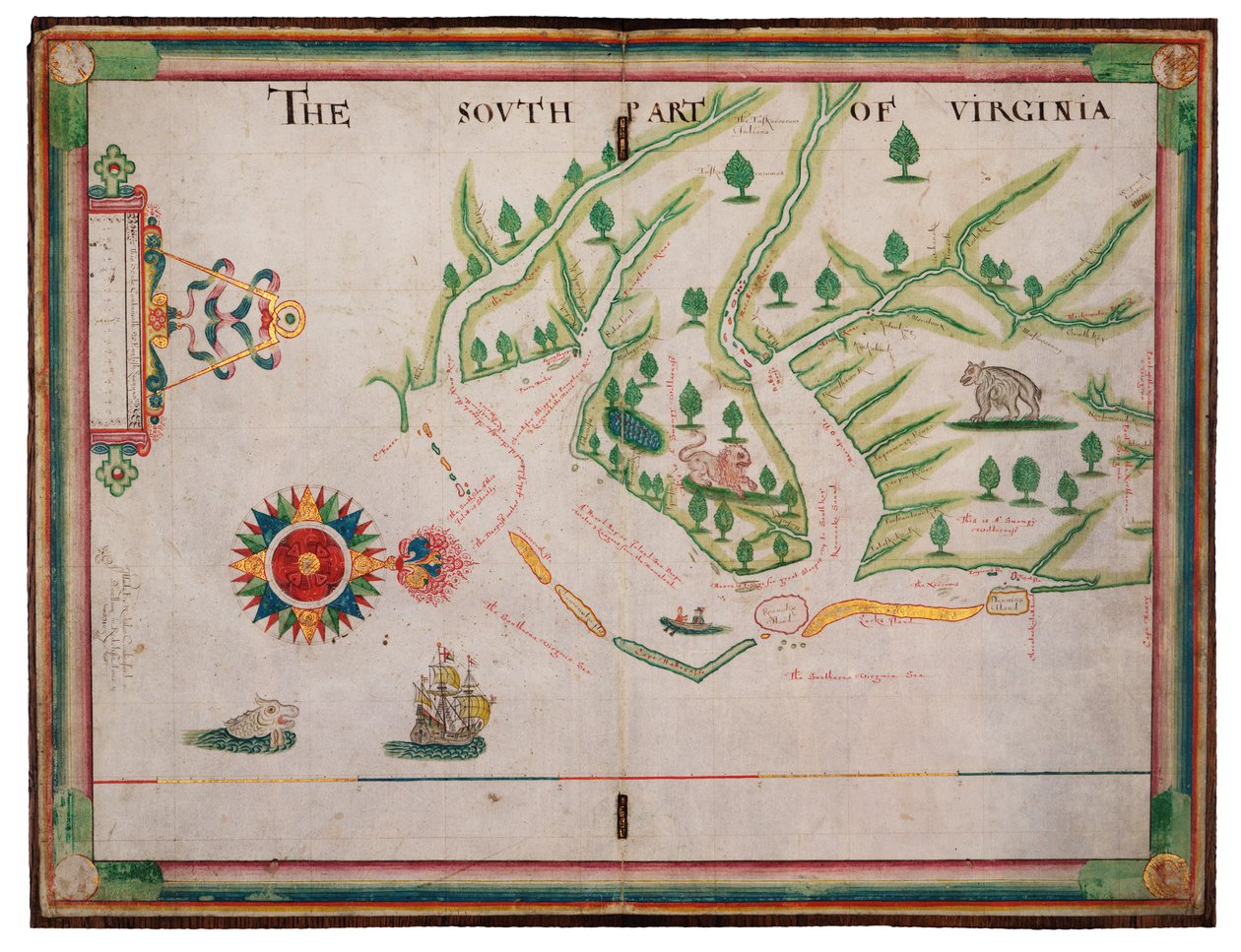 The South Part of Virginia by Nicholas Comberford