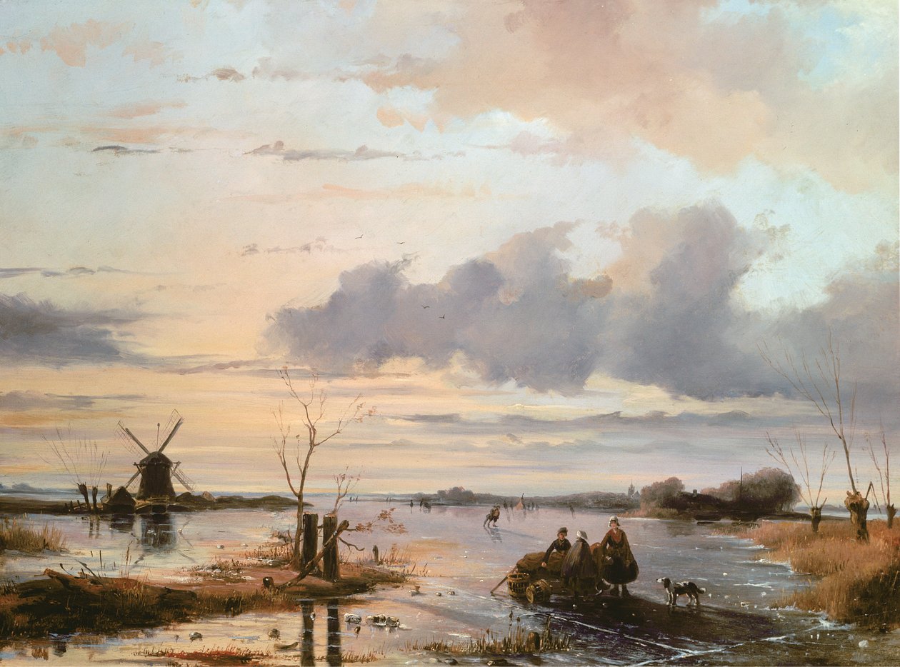 Late Winter in Holland by Nicholas Jan Roosenboom