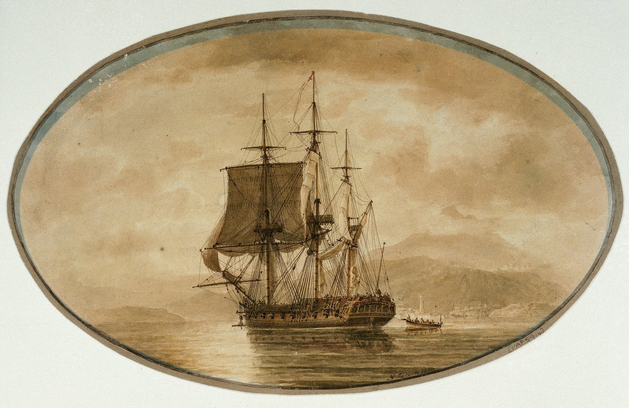 Britannia Getting Underway by Nicholas Pocock