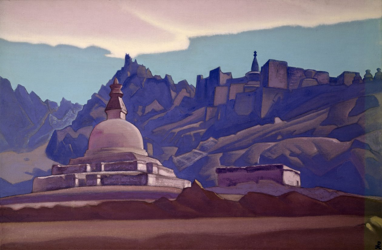 Burial Mound, Ladakh by Nicholas Roerich