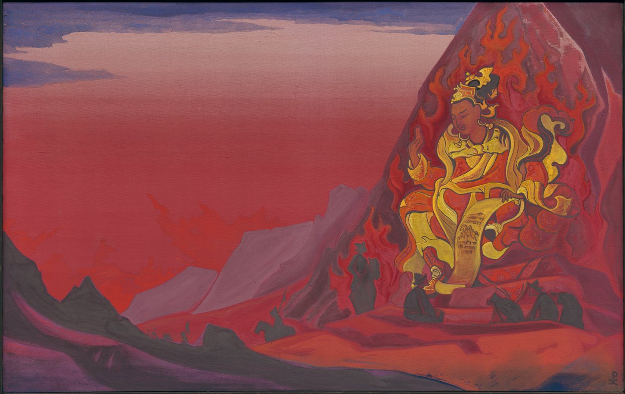Command of Rigden Djapo, 1933 by Nicholas Roerich