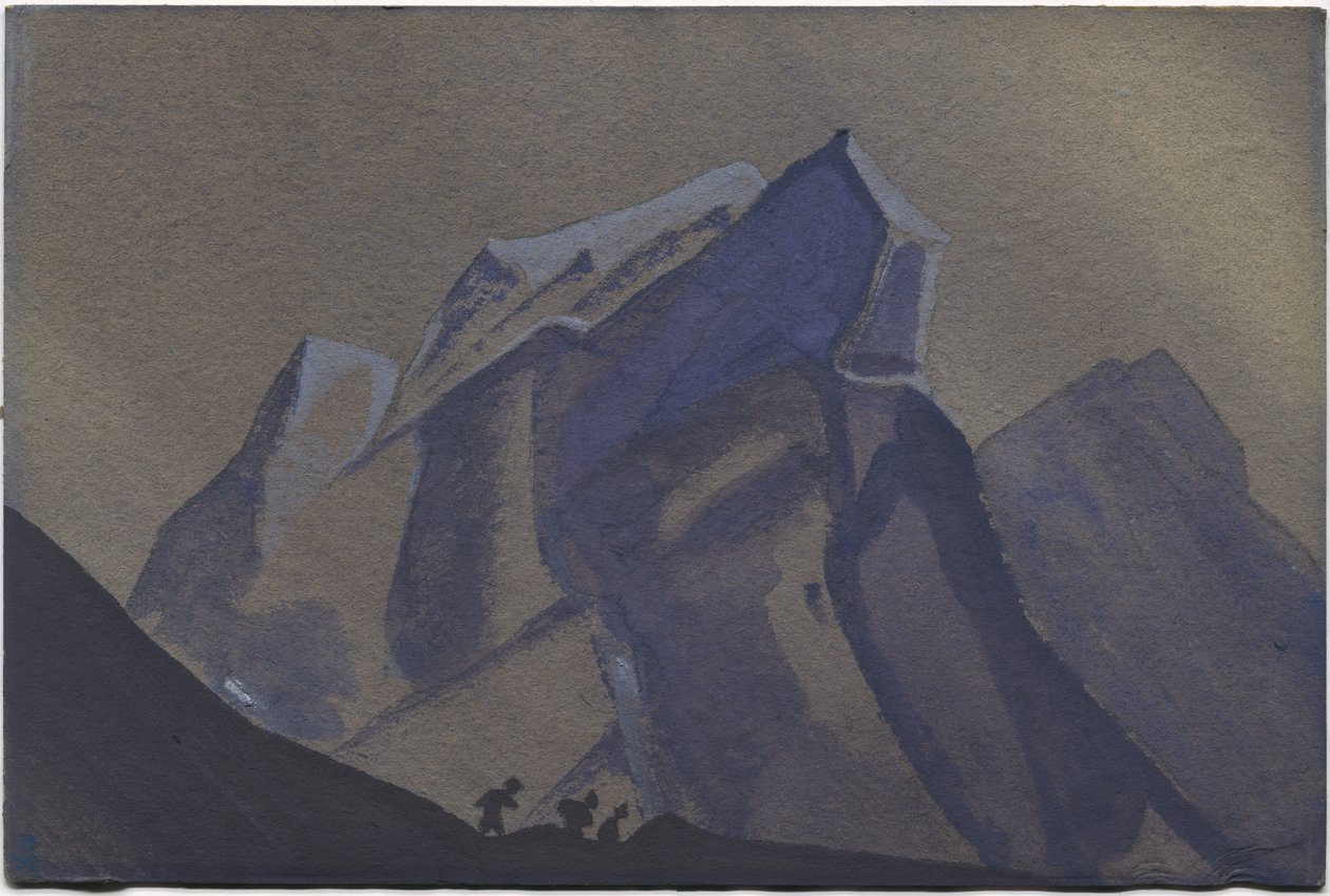 Mountain Pass, Storm by Nicholas Roerich