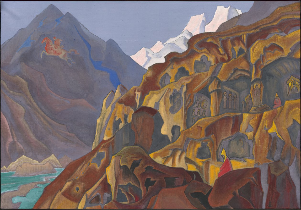 Sacred Caves by Nicholas Roerich