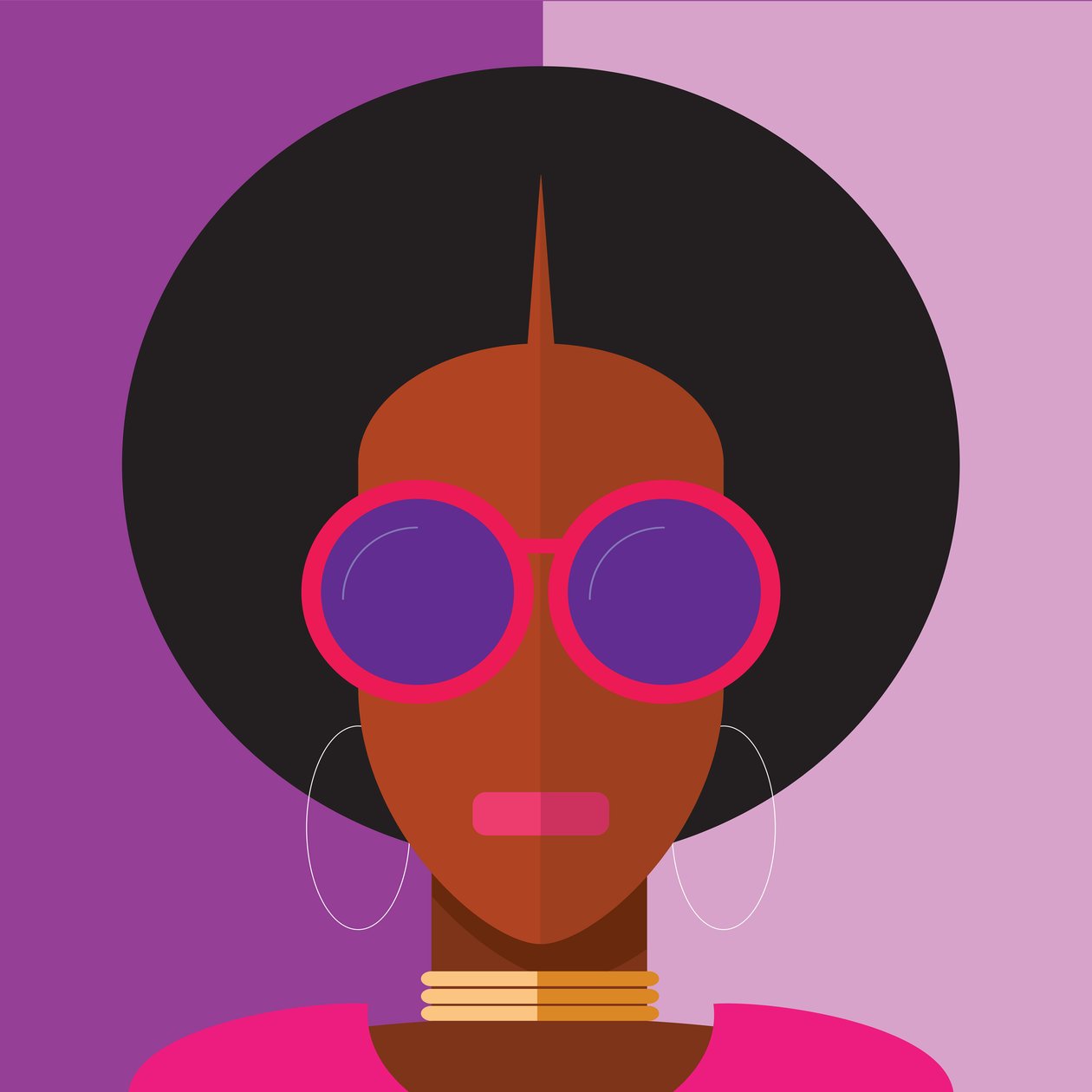 Afro Girl by Nick Diggory