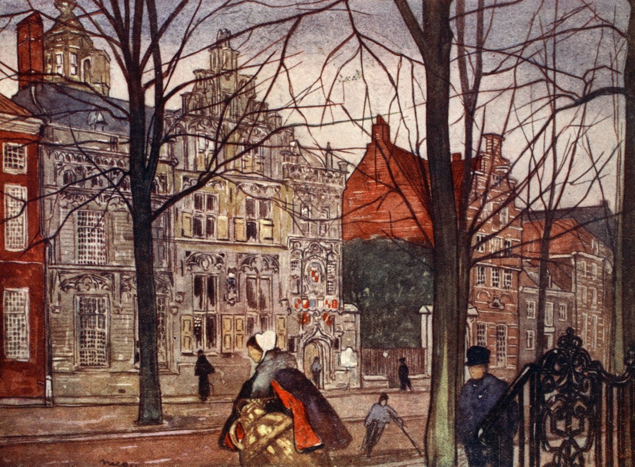 Oude Delft, 1904 by Nico Jungman